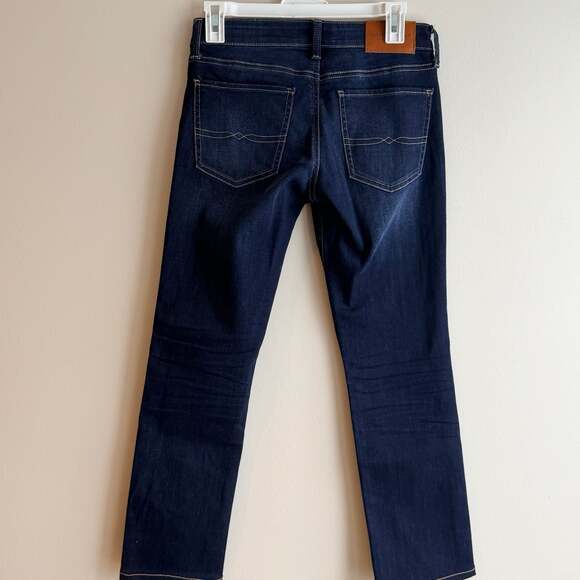 Lucky Brand Sweet Straight Mid Rise Ankle Jeans, Dark Wash, Size 2/26 - Picture 4 of 8